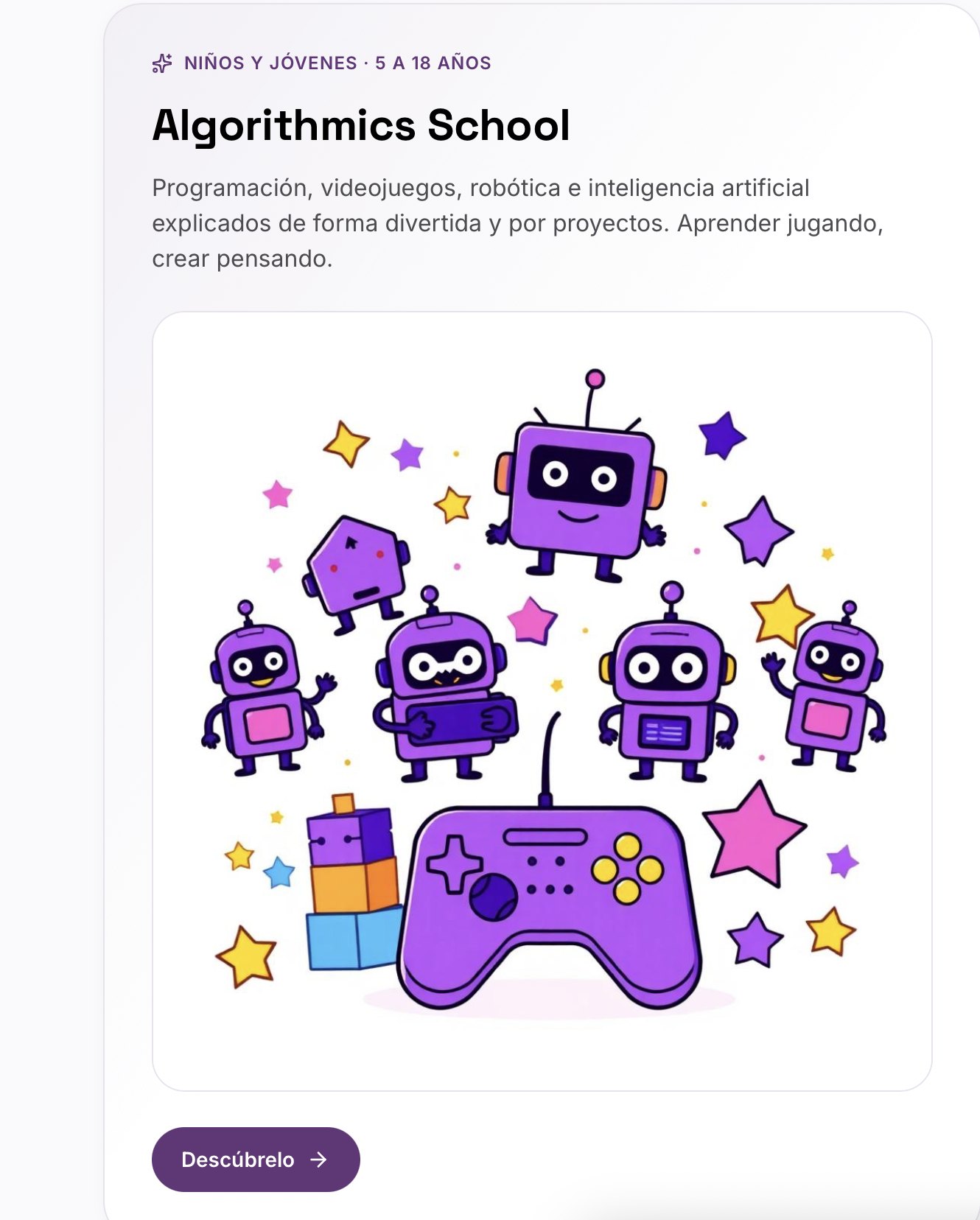Robots de Algorithmics School